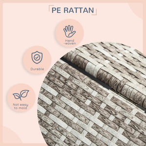Wicker Pet House Dog Bed for Indoor/Outdoor Rattan Furniture with Cushion