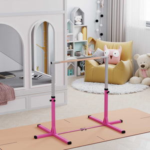 Professional Gymnastics Bar for Kids, Toddler Home Gymnastics Equipment with 13-level Adjustable Height – view 14