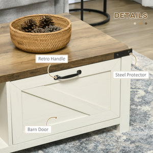 Industrial Coffee Table Side End Table with Drawer, Open Storage Shelf, Modern Farmhouse Furniture, for Living Room, Dining Room, Office, Brown