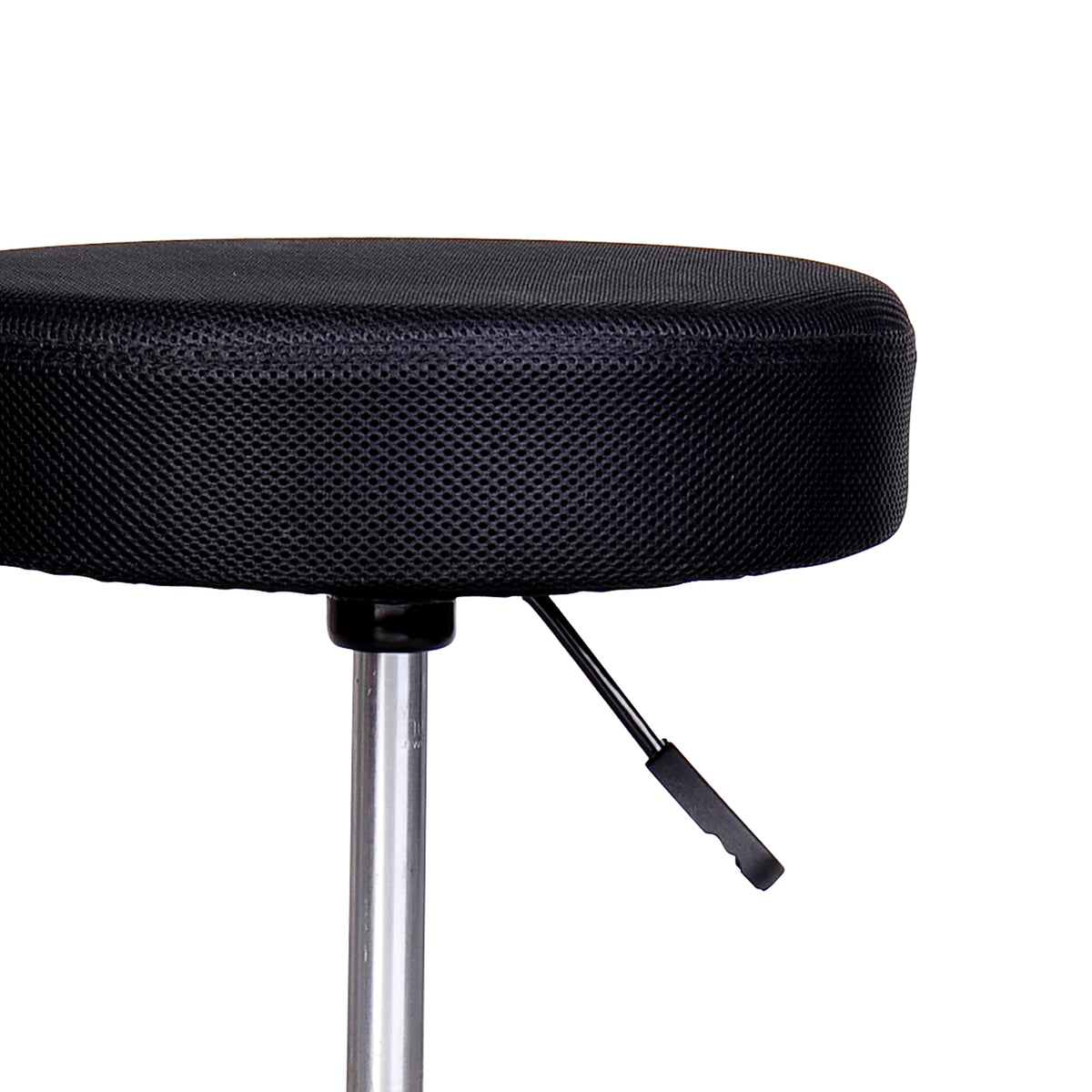 Adjustable Hydraulic Swivel Massage Salon Stool Facial Spa Tattoo Saddle Chair with 3 Changeable Seat Covers, Red/White/Black