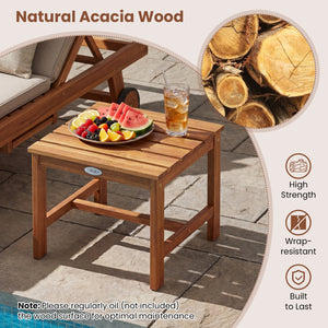 Adirondack Chair Set of 2 with Side Table for Deck Garden and Porch view 5
