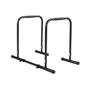 Adjustable Dip Bar Station with 660 LBS Capacity for Calisthenics and Strength Training-Black view 3
