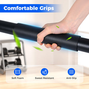 Adjustable Dip Bar Station with 660 LBS Capacity for Calisthenics and Strength Training-Black view 7