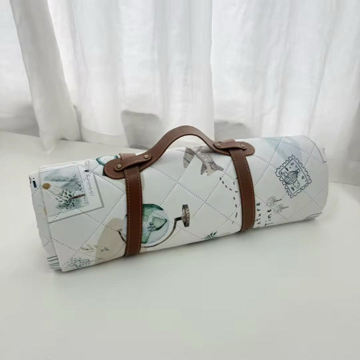 Création Jade Travel Print Beach & Play Blanket - Quilted, 150 x 200 cm
