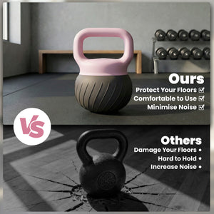 Soozier Soft Kettlebell, 11lb Kettle Bell with Anti-Slip Grip for Home Gym Weight Lifting and Strength Training
