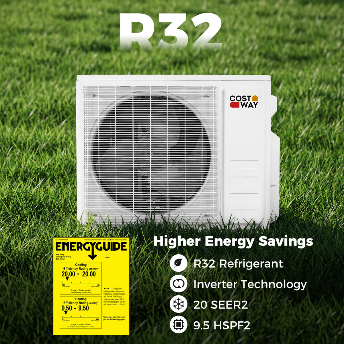 Blast Pro 28000 BTU 2 Zone 23 SEER2 Mini Split AC with Heat Pump-12K + 12K view 7