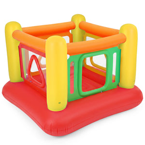 Blow Up Jumping House for Kids with Transparent Side Walls-Red view 4