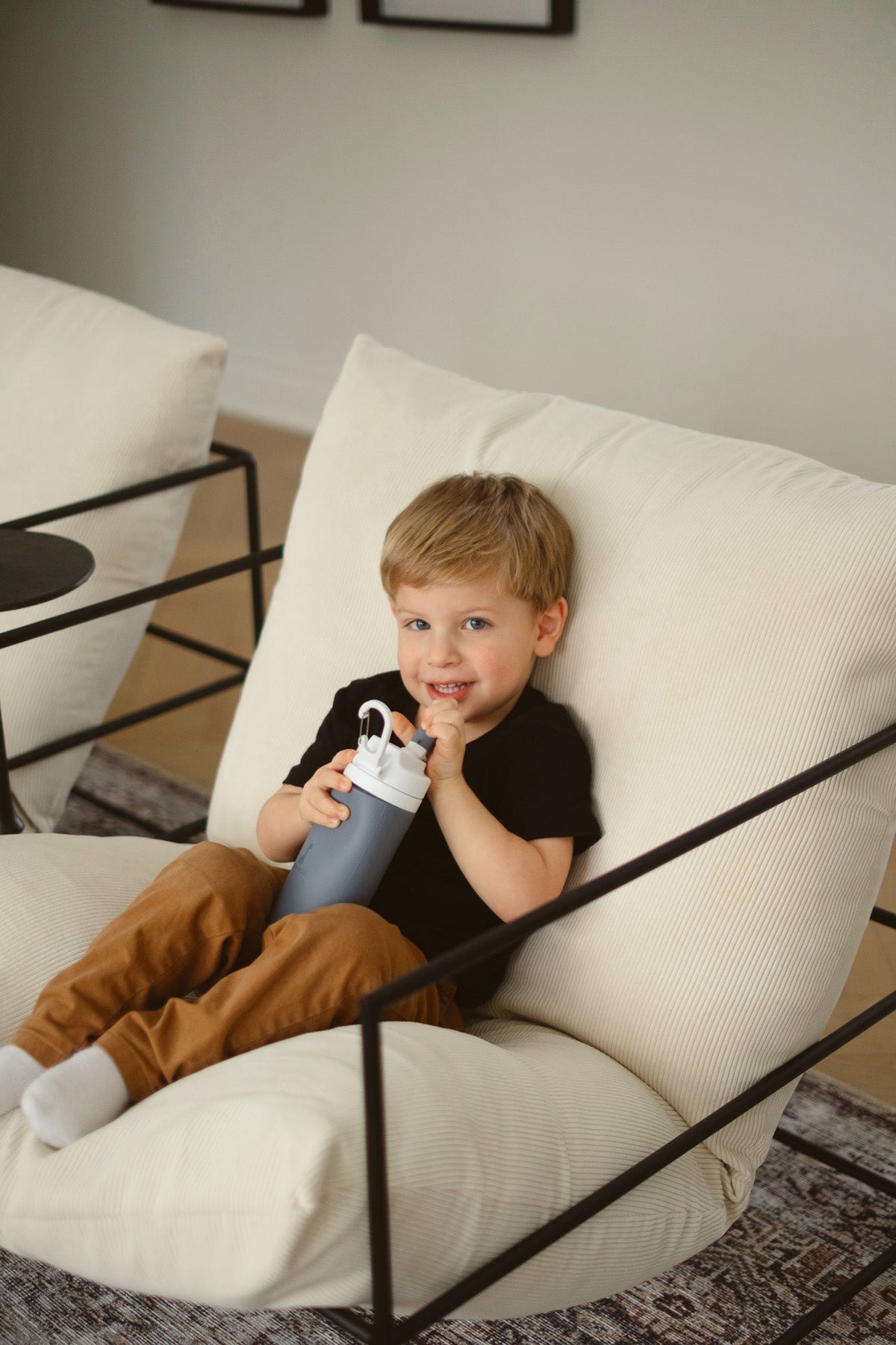 Silicone Water Bottle for Kids - 450 ml Leak-Proof - Micassoandco