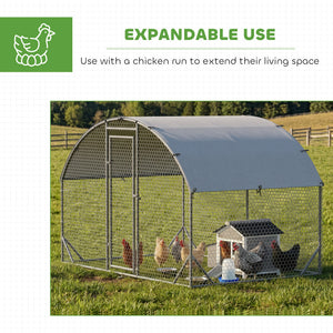 Wooden Chicken Coop with Nesting Box, Pull-out Metal Tray, for 1-2 Chickens, 36" x 25" x 27"