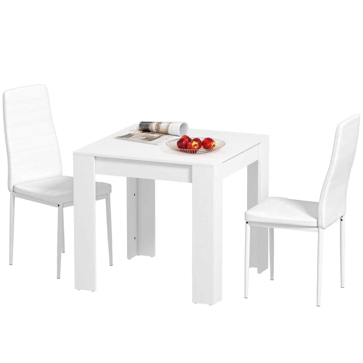 Dining Table Set for 2, Square Kitchen Table and Chairs – view 8