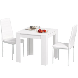 Dining Table Set for 2, Square Kitchen Table and Chairs – view 8