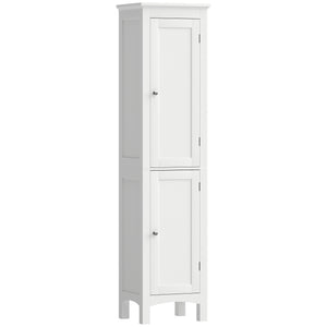 Tall Bathroom Cabinet, Freestanding Storage Organizer with Adjustable Shelves and Cupboards – view 17