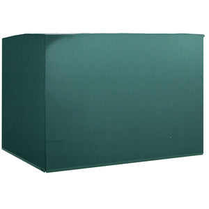 3-Seater Patio Swing Cover, Outdoor Garden Furniture Protection Hammock Glider Cover, Waterproof Dustproof Windproof, 85" x 61" x 59", Dark Green