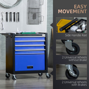4-Drawer Tool Chest with 4 Wheels, Rolling Tool Box and Storage Cabinet – view 11