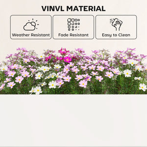 Vinyl Raised Garden Bed Kit, 2 x 2 x 1ft Modular Elevated Garden Box with Slotting Legs and Open Bottom – view 11