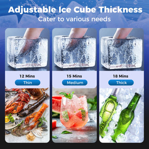 Commercial Ice Maker 110 lbs/24H Undercounter Ice Machine with 25 lbs Storage Capacity view 5