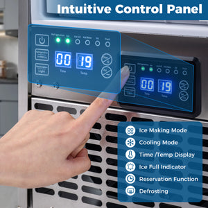 Commercial Under Counter Ice Maker 90 lbs/Day 15 Inch W Built-in view 6