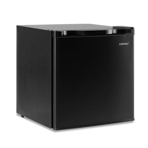 Compact Mini Fridge with 7-Level Adjustable Thermostat-Black view 2