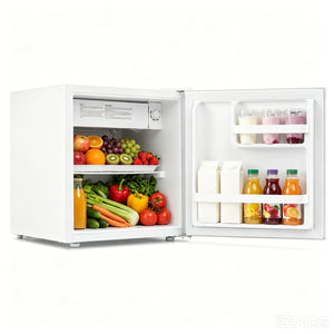 Compact Mini Fridge with 7-Level Adjustable Thermostat-White view 2