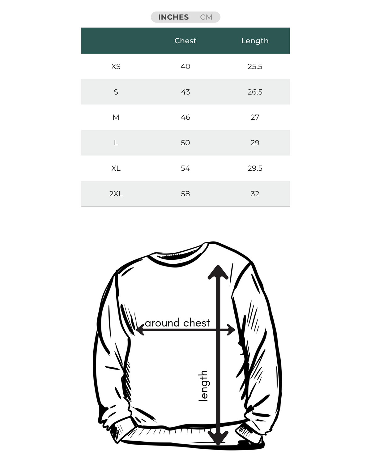 INTO THE FOREST - Unisex Organic Cotton Crewneck