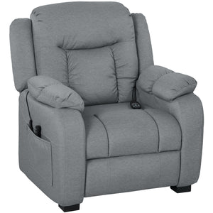 Massage Recliner Chair with Quiet Brushless Motor Pet-Friendly Fabric Power Recliner with 2 Memory – view 15