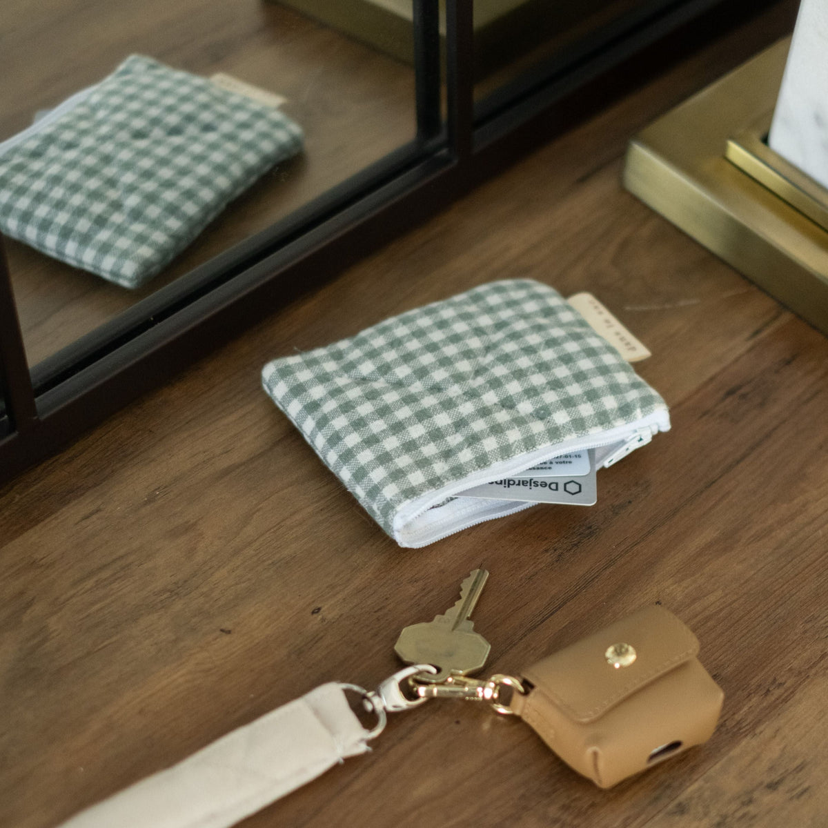 Dans le Sac Quilted Cotton Wallet, Made in Quebec