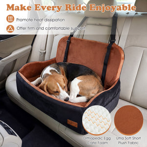 Dog Car Seat Foam Dog Booster Seat for Medium and Large Dogs view 7