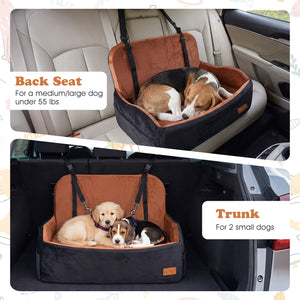 Dog Car Seat Foam Dog Booster Seat for Medium and Large Dogs view 9