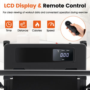 Dog Treadmill with Remote Control and LCD Display for Small Medium Dogs-Black view 5