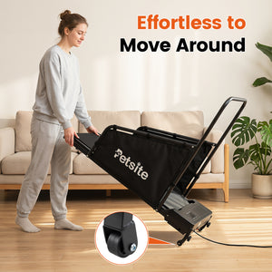 Dog Treadmill with Remote Control and LCD Display for Small Medium Dogs-Black view 9
