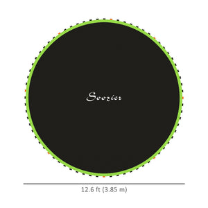 Soozier Trampoline Replacement Mat, Fits 14' Trampoline w/ 80 V-Hooks & 5.5" Springs (Spring & Frame not Included)
