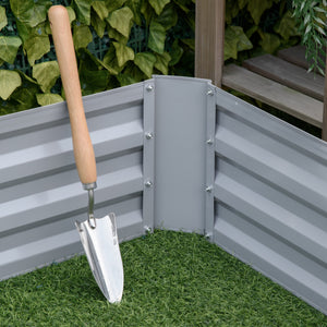 39" x 39" x 12" Set of 2 Raised Garden Bed, Elevated Planter Box with Galvanized Steel Frame for Growing – view 14
