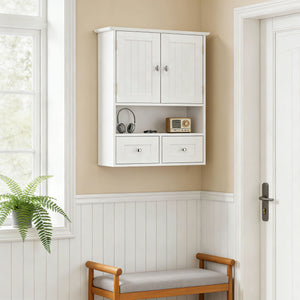 Bathroom Wall Cabinet, Medicine Cabinet, Over Toilet Storage Cabinet with Shelf and Drawers for Hallway – view 10