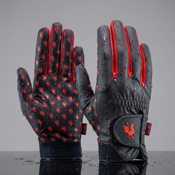 Women's Rain Rooster - Red Rooster Synthetic Rain Golf Glove Pair