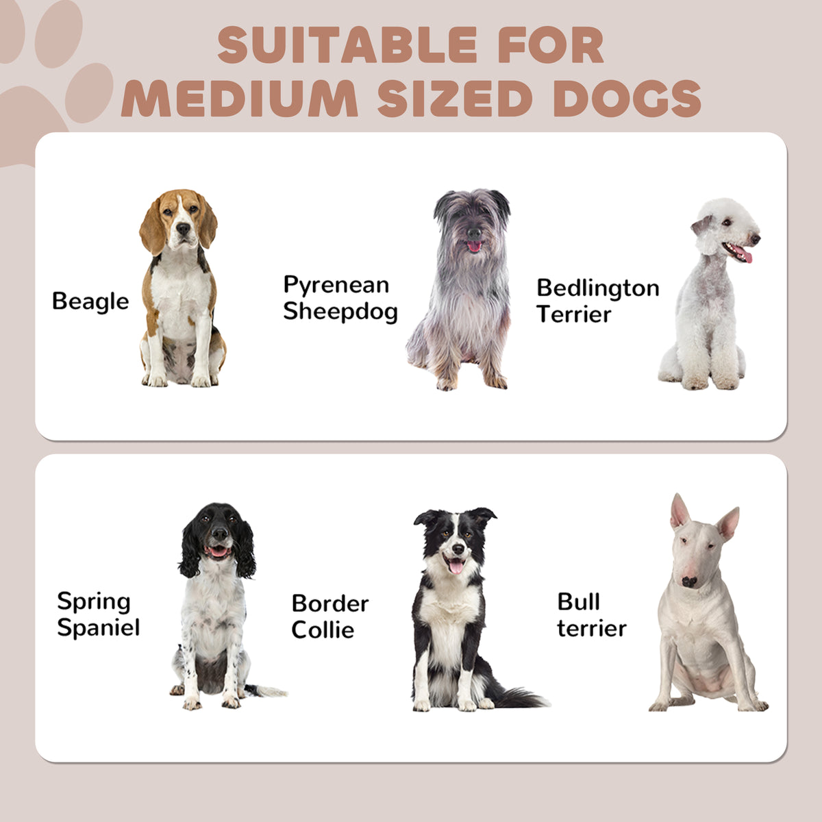 Pet Food Storage Container Dog Feeding Station w/ Adjustable Panel, Hooks, for Medium Sized Dogs, Black – view 3