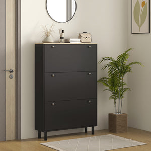 Shoe Storage with 3 Flip Drawers and Adjustable Shelves – view 7