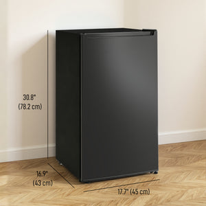 1.1 Cu. Ft. Mini Freezer, Compact Upright Freezer with Reversible Door, Removable Shelf – view 44