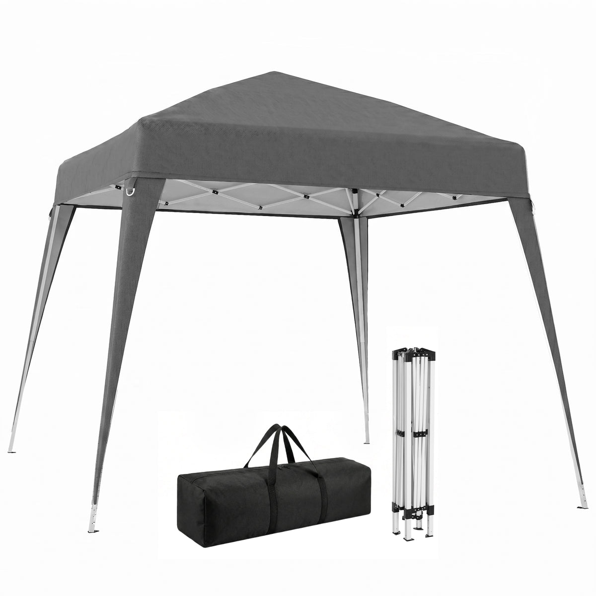 8' x 8' Pop Up Canopy, Outdoor Folding Tent, Portable Party Tent with Carrying Bag for Camping, Party – view 15