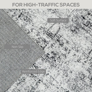 Area Rug for Living Room 5x7, Modern Abstract Machine Washable Rug, Non-Slip Carpet for Bedroom – view 10