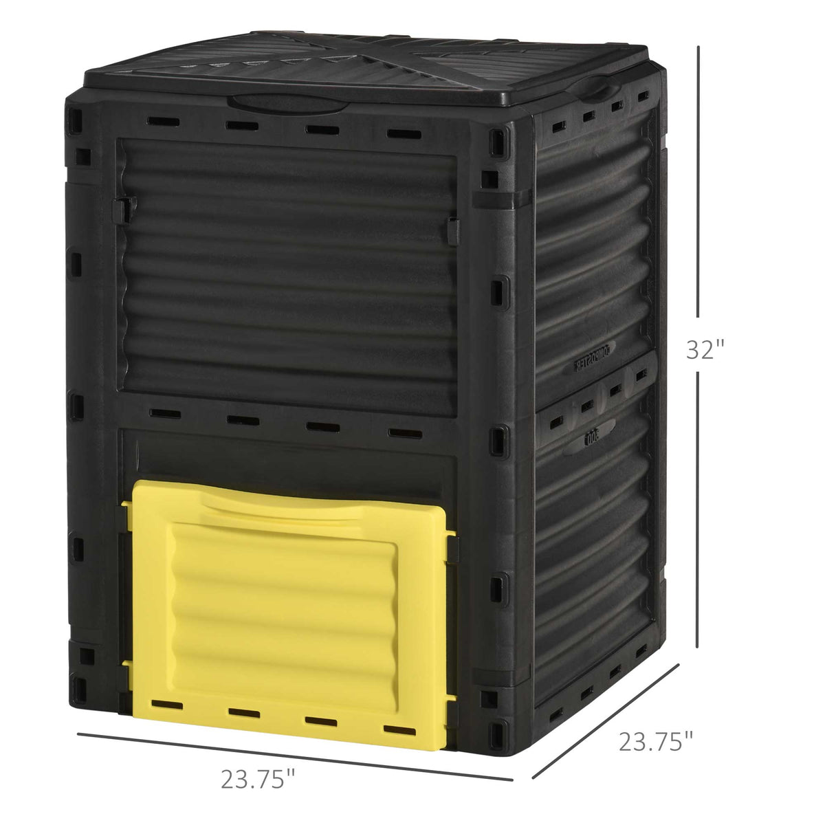 Garden Compost Bin Large Outdoor Compost Container 80 Gallon Fast Creation of Fertile Soil Aerating Compost – view 16