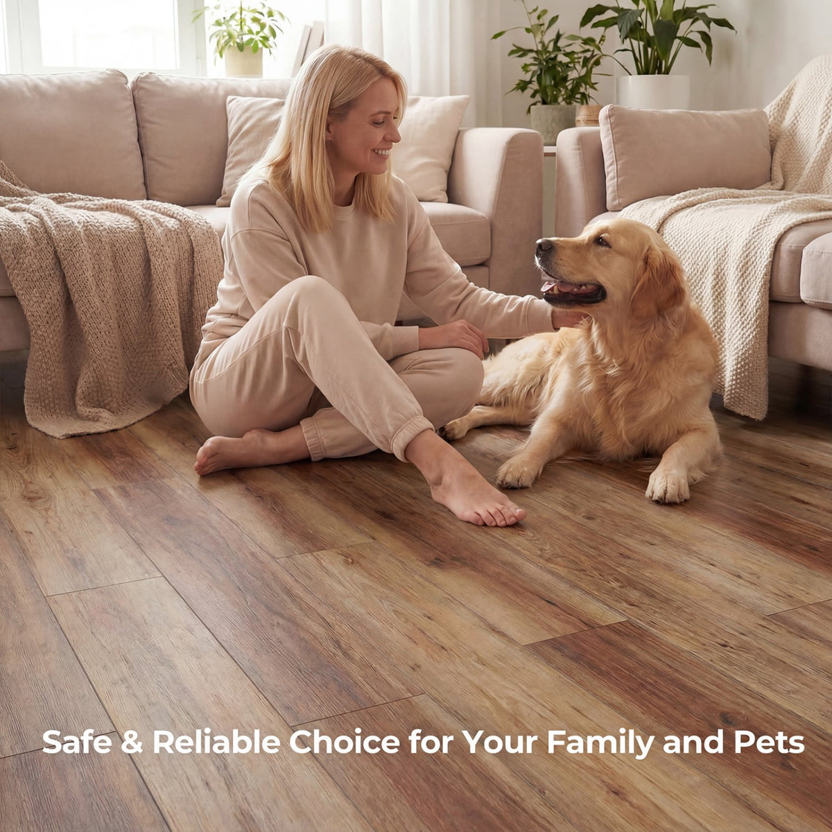 Floor Tile Vinyl Flooring Waterproof Vinyl Plank Flooring-Brown view 7