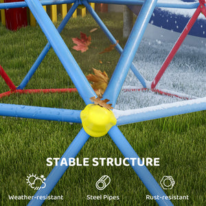 6 FT Climbing Dome Geometric Jungle Gym w/ Rust and UV-Resistant Steel, Up to 396 lbs, for 1-4 Children Aged 3-8 Years