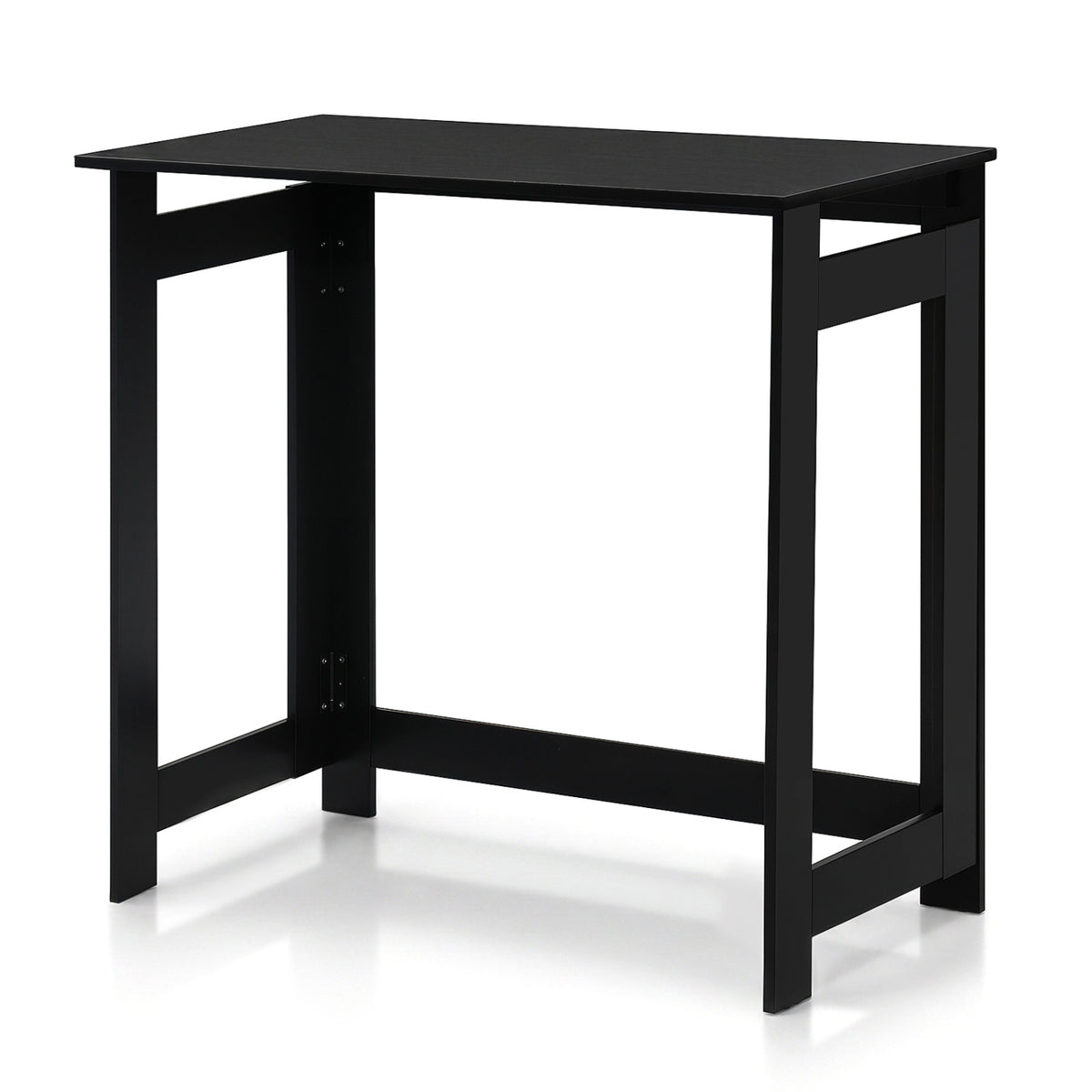 Folding Console Table with Foldable Legs-Black view 4