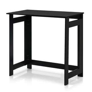 Folding Console Table with Foldable Legs-Black view 4