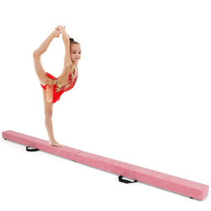 Folding Gymnastics Mat and Portable Floor Balance Beam Set view 4