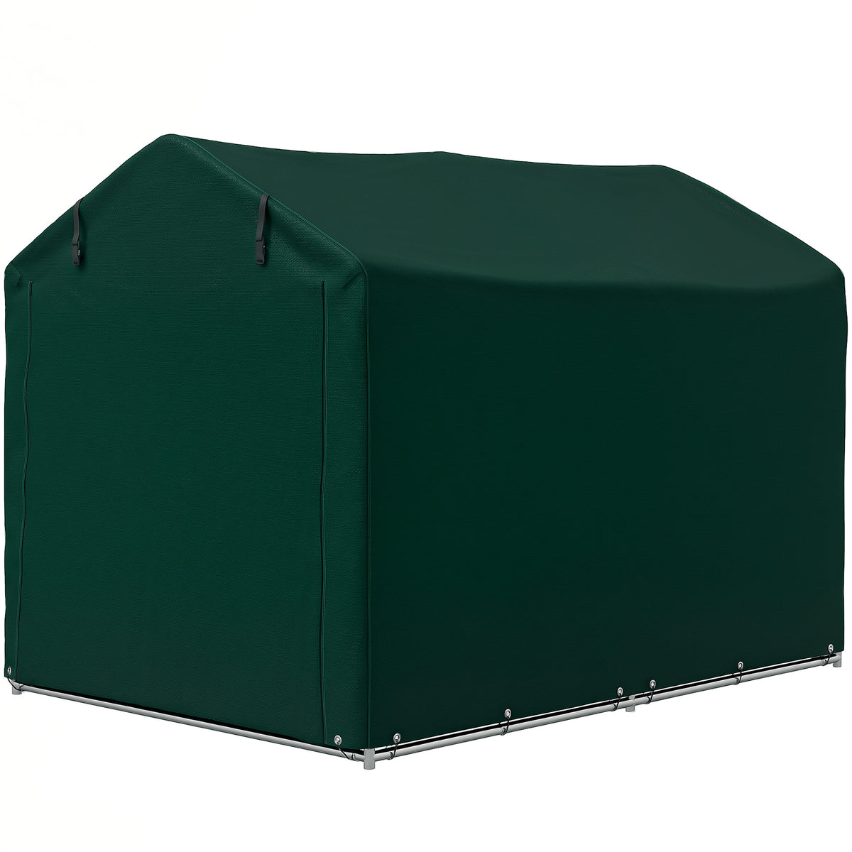Outdoor Storage Shed, UV Resistant Bike Tent with Roll-up Zipper Door, Portable Shed for Bike, Motorcycle – view 15