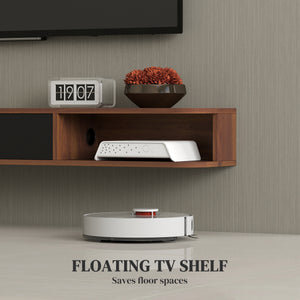 47" Floating TV Stand for TVs up to 50 Inch, Wall Mounted Media Console with Flip Drawer and 2 Open – view 24
