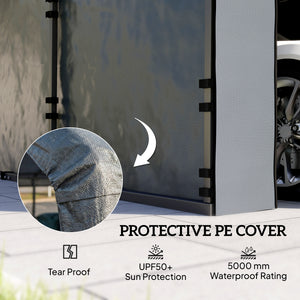Carport Replacement Canopy Cover Sidewalls for 12' x 20' Carport – view 4