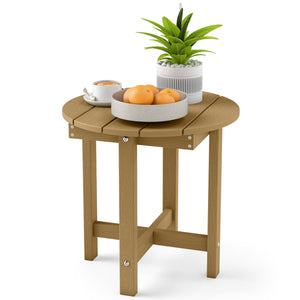 HIPS Adirondack Side Table with Weather-Resistant and Waterproof Top-Coffee view 4