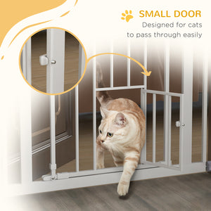 41" Easy Open Indoor Dog Gates for Doorways, House, Stair - Black – view 13